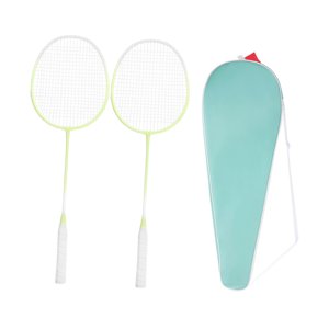 Ioensy - Juego De Raquetas De Bádminton Luminosas, Mango Antideslizante, Ligeras Y Que Brillan En La Oscuridad, Color Amarillo.