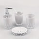 thumbnail image 5 of 4pcs/set Bathroom Accessory Set, With Lotion Bottles, Toothbrush Holder, Toothbrush Cup, Soap Dish, Storage Box, Modern Bath Room Sets Gift Box, 5 of 5