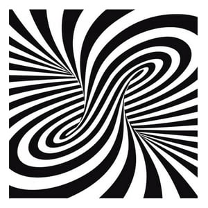 Rienda Libre Graphics - Decomural 3D Illusion Stripe Retro Ws-16256