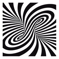 Rienda Libre Graphics - Decomural 3D Illusion Stripe Retro Ws-16256