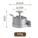 thumbnail image 2 of Hamburguesa prensa Patty Maker, con ejector de resorte para la eliminación fácil, único, antiadherente de aluminio fundido pesado, 2 of 3
