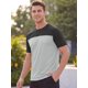 thumbnail image 4 of INSPIRE CHIC Camiseta de Hombre Raglán de Manga Corta para Verano, Camisetas de Gimnasio S Gris Claro, 4 of 5