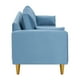 thumbnail image 3 of Sofa Sky 3c Felpa 01 Azul Petroleo, 3 of 5
