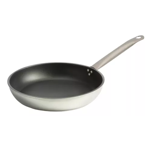 Genérico - Sartén Profesional De Aluminio De 28 Cm, Anti-Rayaduras, Color Negro