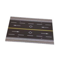 Magideal - Modelo De Escena De Carretera A Escala 1:64, Diseño De Construcción De Modelos, Fondo, Almohadilla De Exhibición, Mini Garaje De Fundición A Presión No Se Permite El Paso De Cebra