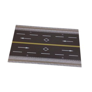 Magideal - Modelo De Escena De Carretera A Escala 1:64, Diseño De Construcción De Modelos, Fondo, Almohadilla De Exhibición, Mini Garaje De Fundición A Presión No Se Permite El Paso De Cebra