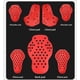 thumbnail image 3 of Chaqueta Ajustada Armadura para motociclismo Motowolf 1031-BK, 3 of 4