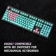 thumbnail image 3 of Juego de teclas HK Gaming 23 piezas Prism Pink de goma retroiluminadas, 3 of 6