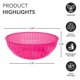 thumbnail image 2 of Cuenco para servir Party Essentials 192 oz (5,7 L) rosa neón, 2 of 6