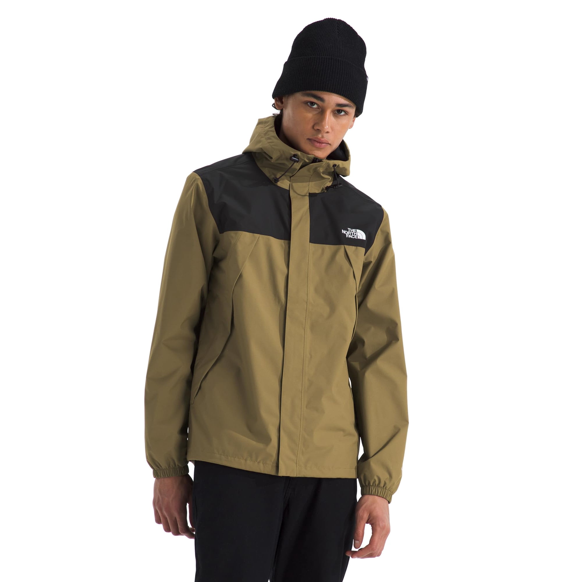 Chaqueta The North Face Antora Waterproof Para Hombre Cedar/tnf Negra