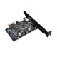 thumbnail image 3 of Pci-e A USB 3.1 Gen2 10 Gbps Tipo C Tarjeta De Expansión Para Computadora PC 1X, 3 of 5