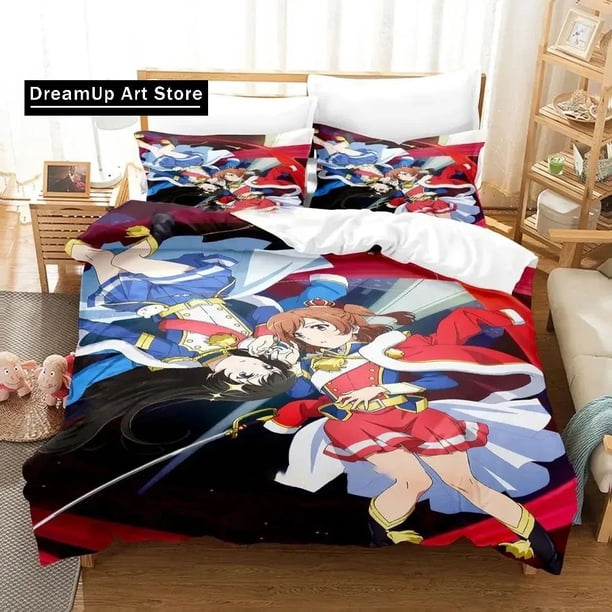 Anime Shoujo Kageki Revue Starlight Bedding Set Duvet Cover Bed Set Quilt Cover Pillowcase Comforter Boys Adult