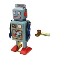 Bothyi - Robot Caminante, Juguete De Hojalata De Cuerda Vintage Para Fiesta, Juguete Para Adultos, Niños Y Niñas