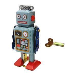 Bothyi - Robot Caminante, Juguete De Hojalata De Cuerda Vintage Para Fiesta, Juguete Para Adultos, Niños Y Niñas