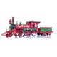 thumbnail image 1 of Modelo de tren navideño Old Modern Handicrafts con acabado rojo, 1 of 9