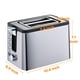 thumbnail image 4 of Tostadora Mecity para 2 Rebanadas Acero Inoxidable 800W Temporizador Bagel, 4 of 4