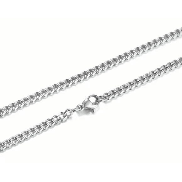 Cadena Acero Miami Cuban 3 mm 50 cm