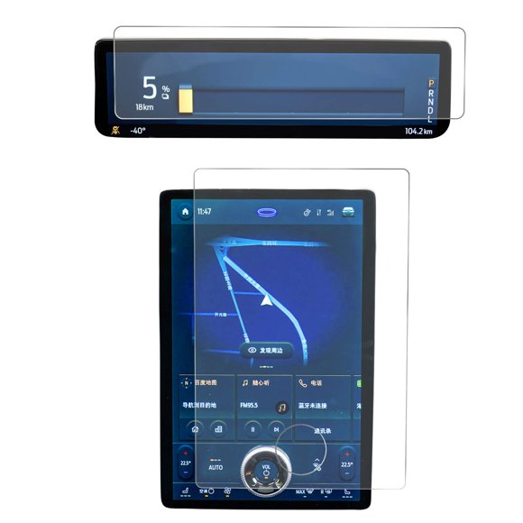 Set de protectores de pantalla compatibles con Carwiner para Mustang Mach-E