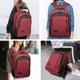 thumbnail image 2 of Mochila de viaje para portátil Monsdle, antirrobo, USB 15.6 pulgadas, roja, 2 of 6