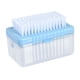 thumbnail image 2 of Caja de jabón de viaje, jabonera espumosa para frotar manos libres con tapa con cepillo y rodillo, caja de almacenamiento para limpieza de jabón, caja , Azul, 2 of 5