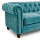 thumbnail image 5 of Sofa Florencia 2C Tela Velvet Turquesa, 5 of 6