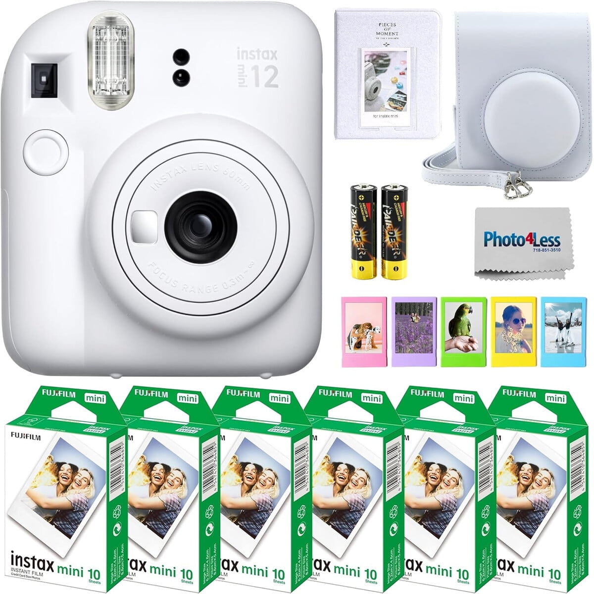Camara Instantanea Fujifilm Instax Mini 12 Pack 60 Fotos