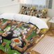 thumbnail image 1 of Attack On Titan Quilt Set Thicken Soft 3 Pieces Bedding Set All Season Duvet Cove with 2 Pillowcases for Adult Women Girls Teens Home Room Decor, 1 of 5