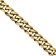thumbnail image 4 of Collar para hombre, exquisito collar de hip hop de moda, de oro cubano, de acero y titanio, con cadena galvanizada., 4 of 8