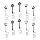 thumbnail image 1 of 10Pcs Modelo Patio Luz LED Lámparas De Calle Farola Estilo 3, 1 of 5