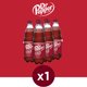 thumbnail image 3 of Refresco Dr Pepper 16.9 fl oz 500 ml 6 Pack Alto en Cafeína, 3 of 3