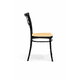 thumbnail image 2 of Silla Danubio Crossback Top Apilable Negra, 2 of 7