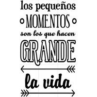 Rienda Libre Graphics - Frase Deco Los Pequeños Momentos Son Los Que Fr‑11002
