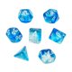 thumbnail image 2 of 7 Piezas De Dados Poliédricos Suministros Para Fiestas Accesorios De Casino Accesorios Para Dnd Rpg Azul, 2 of 5