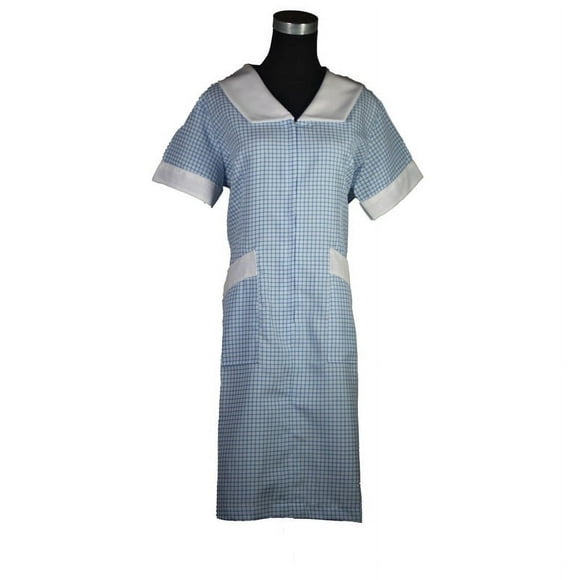 Delantal Escoces Celeste Talla S