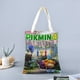 thumbnail image 2 of Pikmin Bolso de tela con estampado de lienzo para mujer, bolsa de compras reutilizable y estética, con cremallera interior, regalo para mujer, 35 × 40 cm., 2 of 6