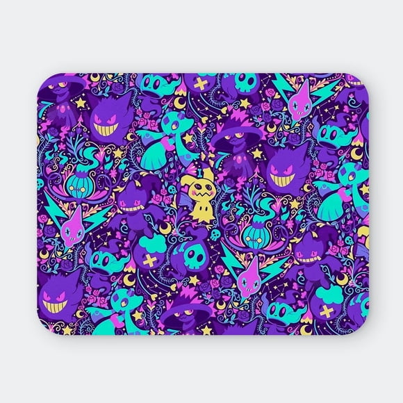 Mousepad 20x24 Cm - Diseño Ghost Type Midnight Garden