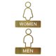 thumbnail image 4 of Letrero De Ba?o Decorativo Para Hombre Y Mujer, Tablero De Se?alización De Metal Para Pared De Ba?o, Restaurante, 1 Par, 4 of 5