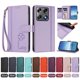 thumbnail image 4 of Funda Cartera Trébol para Motorola Edge 70 Ultra 5G con Ranuras Tarjetas y Carga Inalámbrica Morado claro, 4 of 6