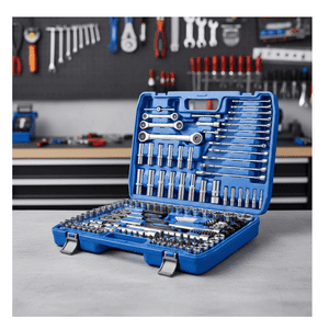 Genérico - Kit De Herramientas Combinadas 151 Piezas Azul Acero