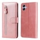 thumbnail image 4 of Funda tipo cartera para Samsung Galaxy A04E 4G con bolsillo con cremallera y ranuras para tarjetas – Función de soporte Rosa, 4 of 6