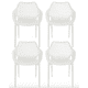 thumbnail image 1 of Pack 4 Butaca City Para Exterior Apilable Resistente - Blanco, 1 of 3