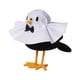 thumbnail image 1 of Decoraciones De Halloween Pájaros Juguetes Creativos Hechos A Mano Para Estantes De Ventanas Festival Blanco Y Negro, 1 of 5