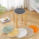 thumbnail image 4 of suxuMhao Cojín de Asiento Redondo, 2 Packs de Cojín de Silla de Felpa Esponjosa de 10 Pulgadas de Diámetro para Uso Diario, Cojín de Silla de Computadora Tamaño S, Almohadilla de Asiento de Felpa, 4 of 4