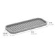 thumbnail image 2 of Bandeja de lavabo iDesign Lineo Silicone para esponjas y jabón, color gris, 2 of 7
