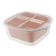 thumbnail image 3 of Juego De Cuencos Coladores Con Tapa Herramienta De Cocina Cortador De Verduras Rallador Rosa, 3 of 3