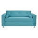 thumbnail image 1 of Sofa Vivo 3c Felpa 12 Turquesa, 1 of 5