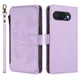 thumbnail image 2 of Funda Cartera Mariposa para [Google Pixel 10a] con Soporte y Cremallera Morado claro, 2 of 6