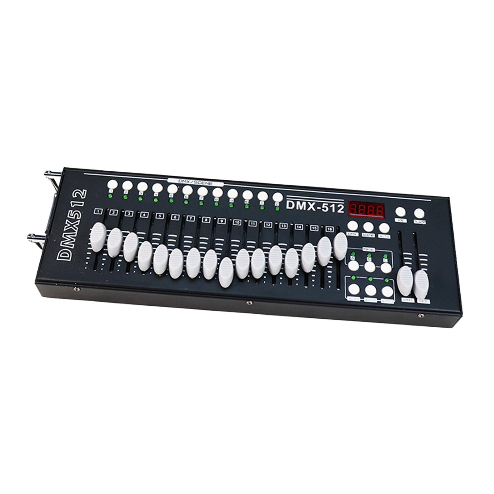 Magideal - Controlador De Luz Dmx 512 Para Dj, Controlador De Consola, Panel Controlador De Escenario Multiusos Fácil De Instalar Para Bares, Pubs, Conciertos Y
