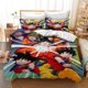 thumbnail image 1 of Dragon Ball Anime Quilt Duvet Cover Set Kids Bedspread Soft Bedclothes3-Piece Bedding Set, 1 of 5