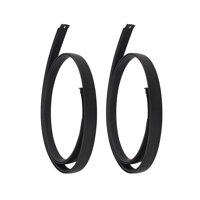 Magideal - Burlete De Goteo Para Moldura De Techo, 2 Uds., Izquierda Y Derecha, 75551-0C060 75552-0C060, Goma Profesional Para Piezas De Reparación De Vehículos